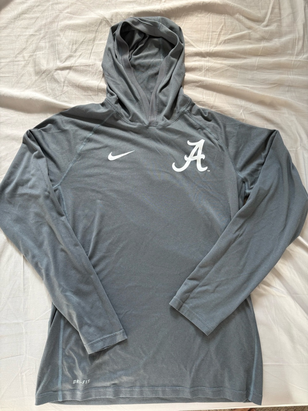 Nike Dri-FIT ALABAMA CRIMSON TIDE LICENSED LIGHT HOODIE TEE PRO DRIFIT THIN TEE